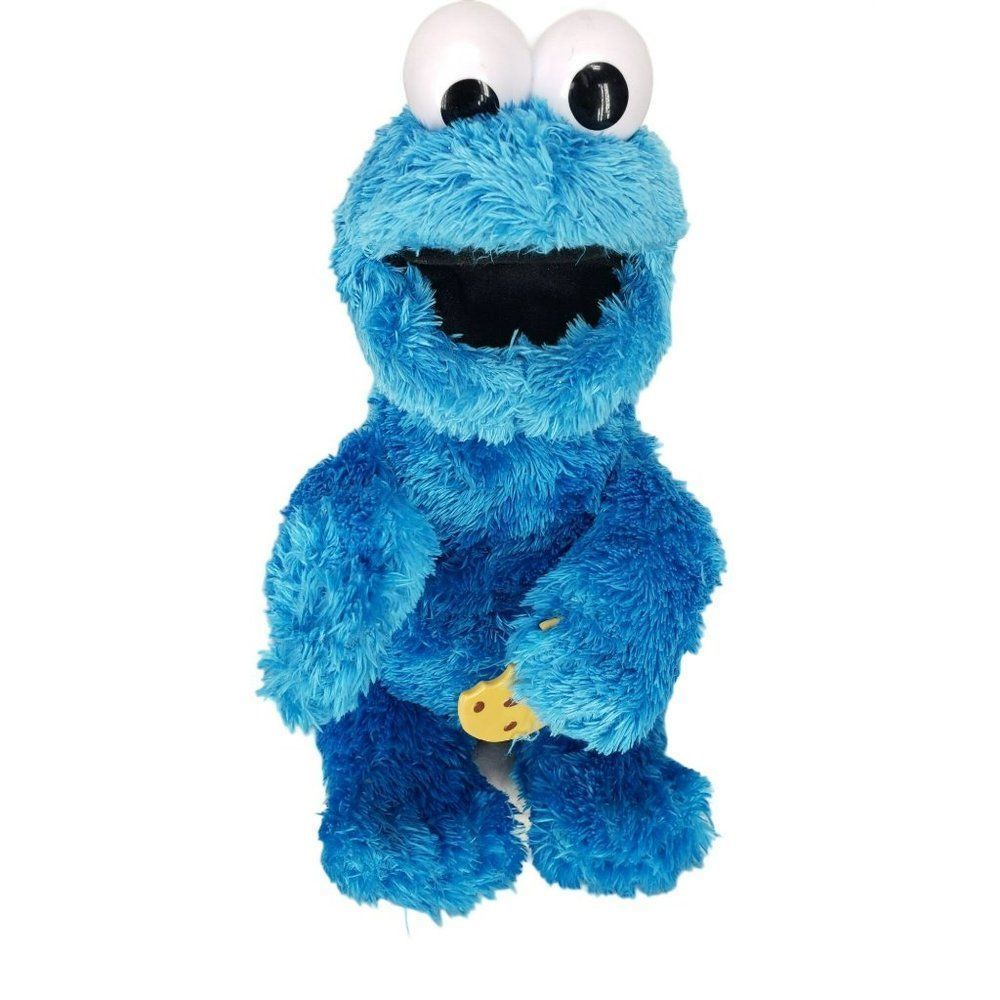 Sesame Street Cookie Monster Plush Toy Hasbro E1961 Blue Shaggy Monster Cookie